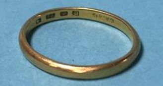 A 22ct ring, 1.6 grams