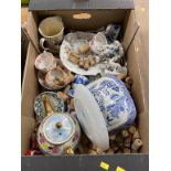 Assorted china, corks etc.