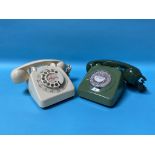 Two 1970's Telephones