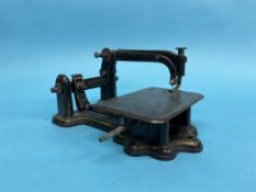 A Wheeler and Wilson sewing machine