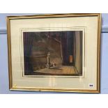 J. L. Mead, watercolour, signed, dated **82, 'Stage Struck', 31 x 41cm
