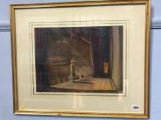 J. L. Mead, watercolour, signed, dated **82, 'Stage Struck', 31 x 41cm