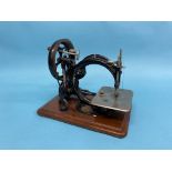 A Willcox and Gibbs sewing machine