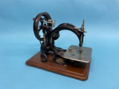 A Willcox and Gibbs sewing machine