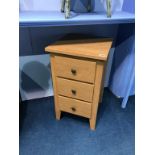 A pair of modern bedside chests, 43cm wide