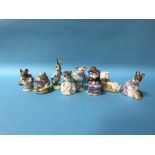 Eight boxed Royal Albert and Royal Doulton Beatrix Potter figures