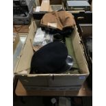 A box of assorted, to include Militaria items etc.