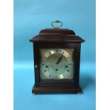 A mahogany Comitti mantle clock