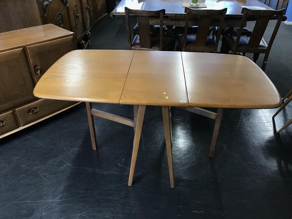 An Ercol Golden Dawn gate leg dining table