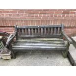 A garden bench