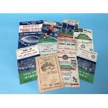 A collection of Vintage football programmes, to include 1952 FA Cup Final etc. (9)