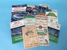A collection of Vintage football programmes, to include 1952 FA Cup Final etc. (9)