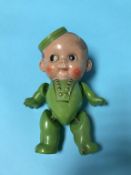 A celluloid Palitoy style Bell Boy doll