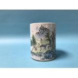 A Chinese famille rose brush pot, bears label 'Trevor Ford collection', 11.5cm height