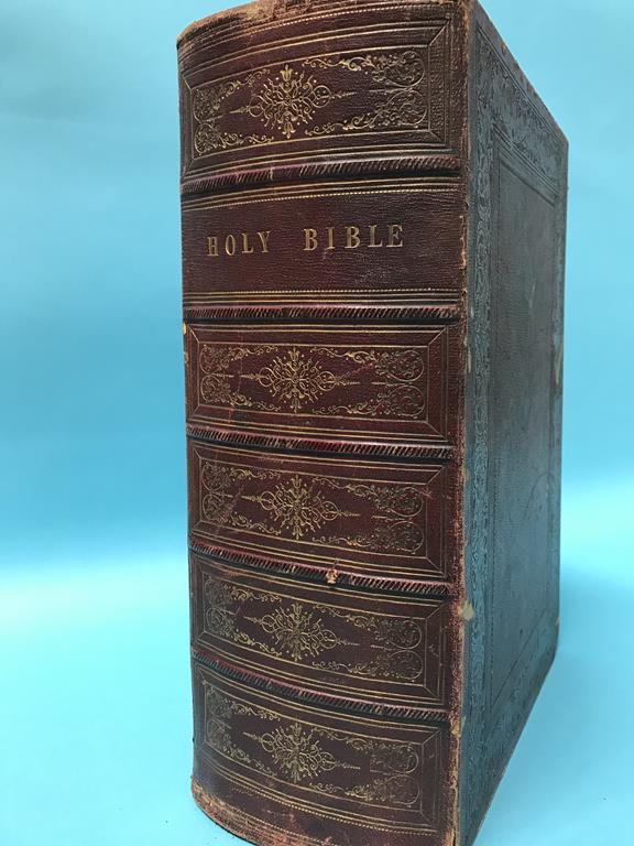 A leather bound Family Bible - Image 2 of 4
