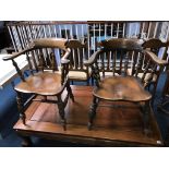 Two smokers bow chairs