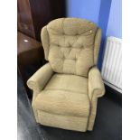 A reclining armchair