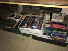 Four boxes of assorted books