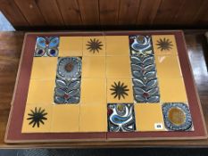 An original boxed Wade ceramic panel (For inset table tops), 65 x 43cm