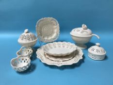 A quantity of modern Royal creamwares