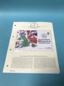 A Great Britain half sovereign millennium coin, first day cover
