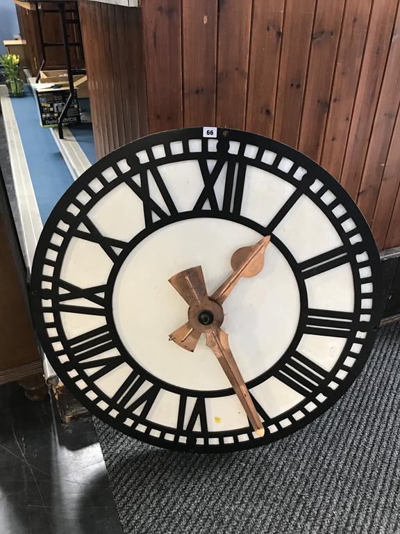 A large clock face