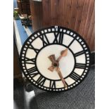 A large clock face