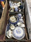 Two trays of assorted, to include Cloisonne etc.