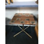A chrome table