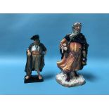 A Royal Doulton figure 'The Beggar', HN 2175 and 'Good King Wenceslas', HN 2118