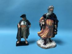 A Royal Doulton figure 'The Beggar', HN 2175 and 'Good King Wenceslas', HN 2118