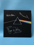 LP, Pink Floyd, 'Dark side of the moon', bears signature to cover