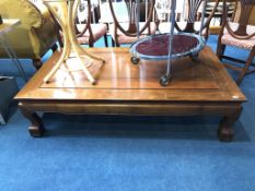 A large Oriental coffee table