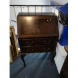 A walnut bureau