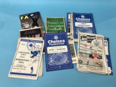 Collection of 1950s Football Programmes, 24 plus, including Leicester, West Ham etc.