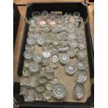 Large collection of glass salts