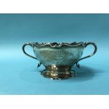 A silver two handled bowl, 6oz