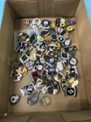 A large collection of enamelled Speedway badges, 60 plus