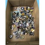 A large collection of enamelled Speedway badges, 60 plus