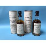 Two bottles of single malt 'The Balvenie' 10 year old Scotch whisky