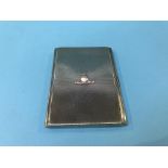 A silver cigarette case, to Major J.D. Pattinson R.A., 5.6oz