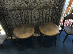 A pair of Ibex chairs
