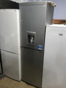 A Beko silver fridge freezer