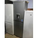 A Beko silver fridge freezer