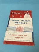 A 1937 S.A.F.C. v Preston North End F. A. Cup Final programme