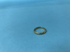 A 22ct Wedding ring