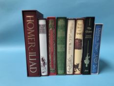 Eight Folio Society books