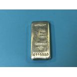 A Kilo bar of 999 silver