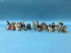 Sixteen Beswick Beatrix Potter figures