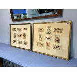 Two framed 1st World War silks